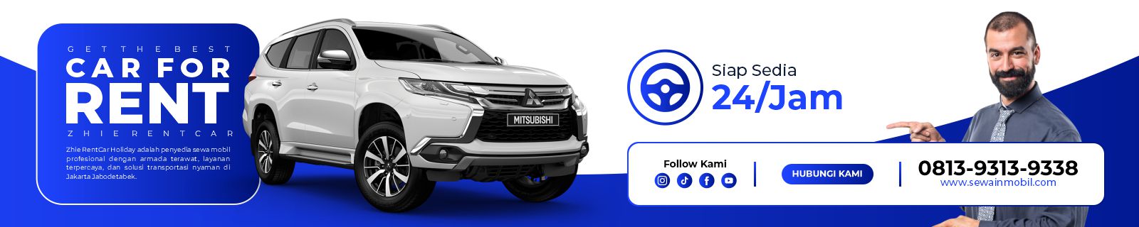 Zhie RentCar Holiday Sub Banner